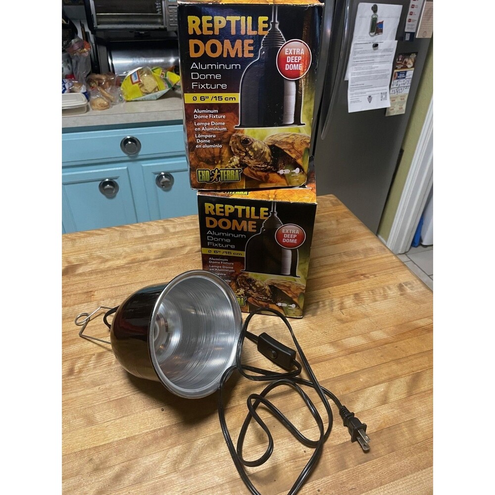 Reptile Bird Pet Aluminum Heat Lamp dome new